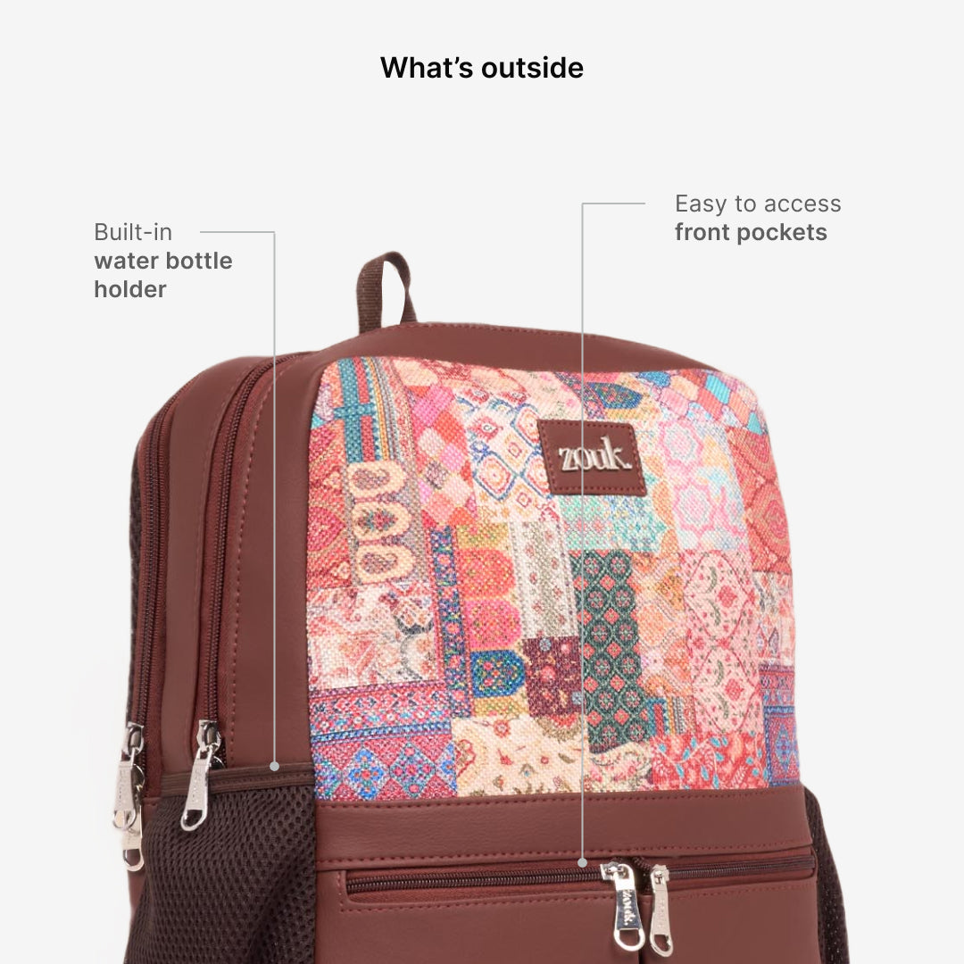 Kutch Gamthi Office Backpack (Brown)