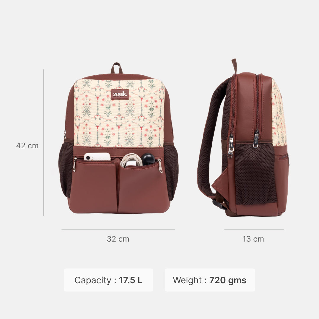 Taj Nakashi Office Backpack (Brown)