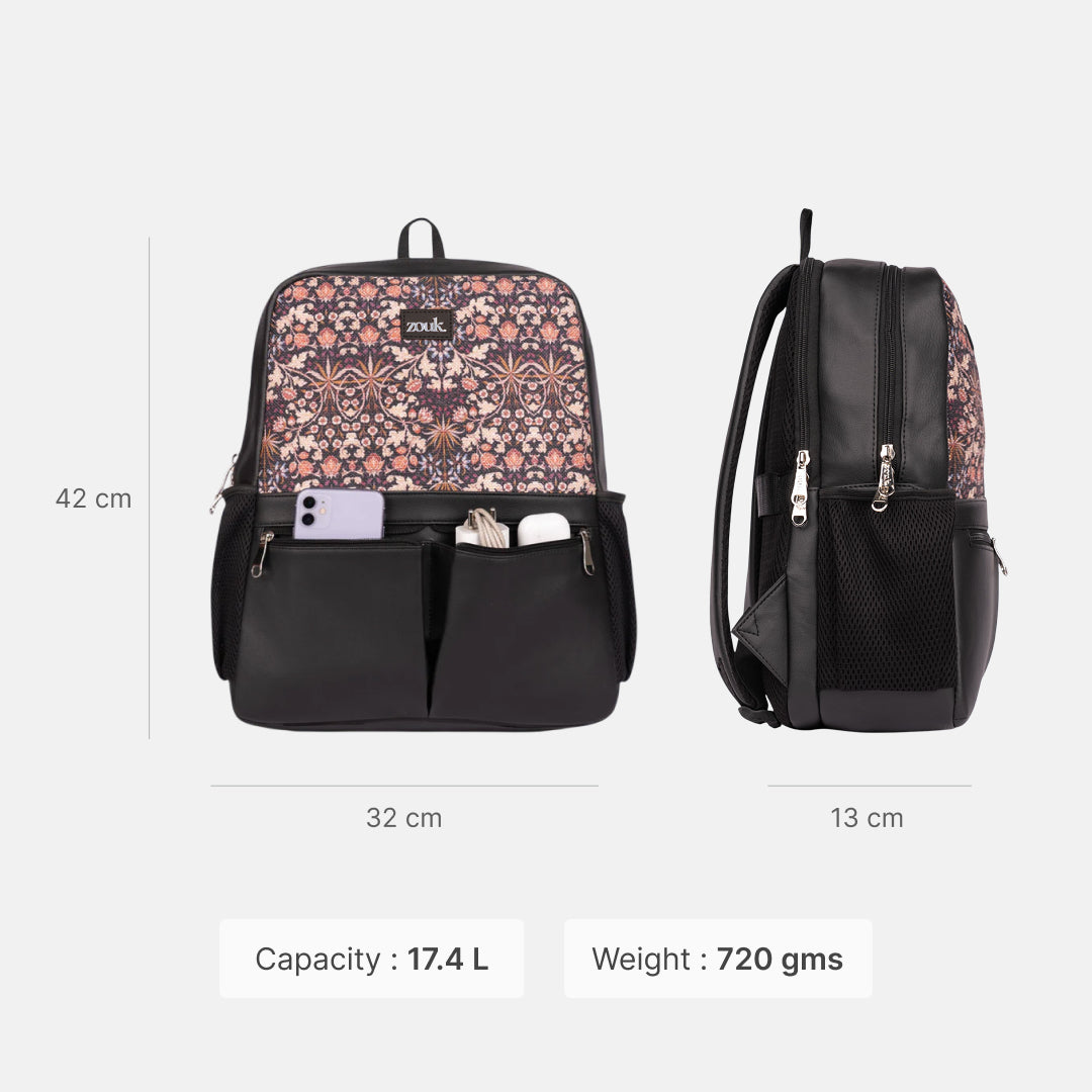 Kashmir Blooms Office Backpack