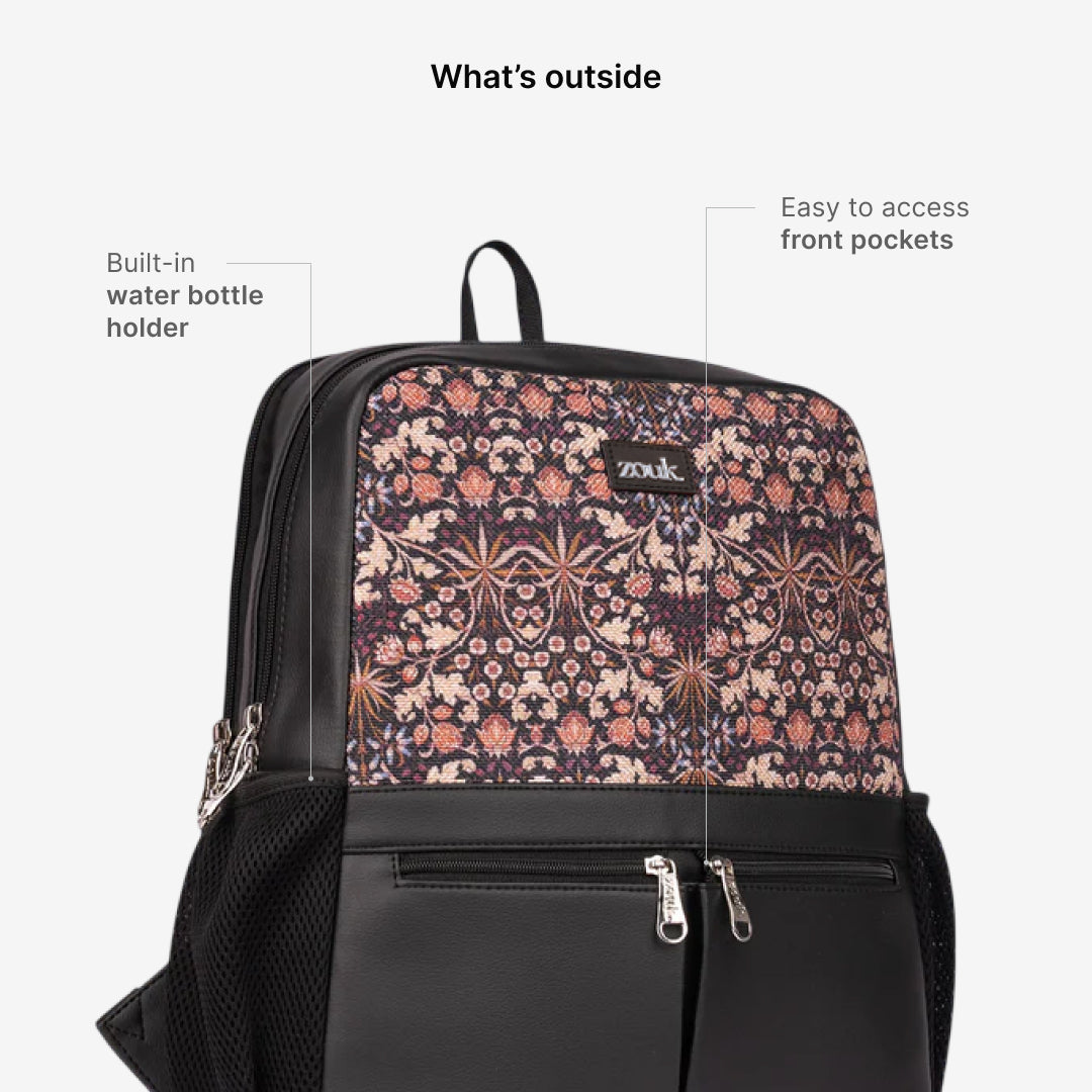 Kashmir Blooms Office Backpack
