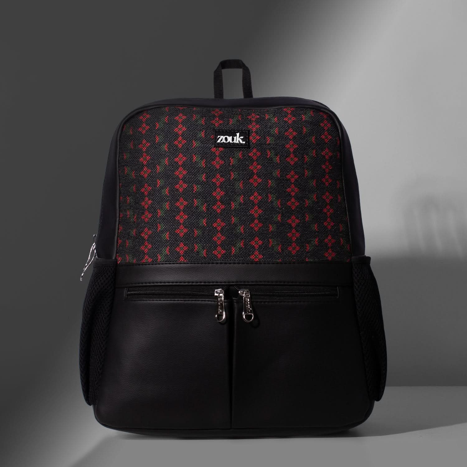 Shobha Niwas Lotus Motif Office Backpack
