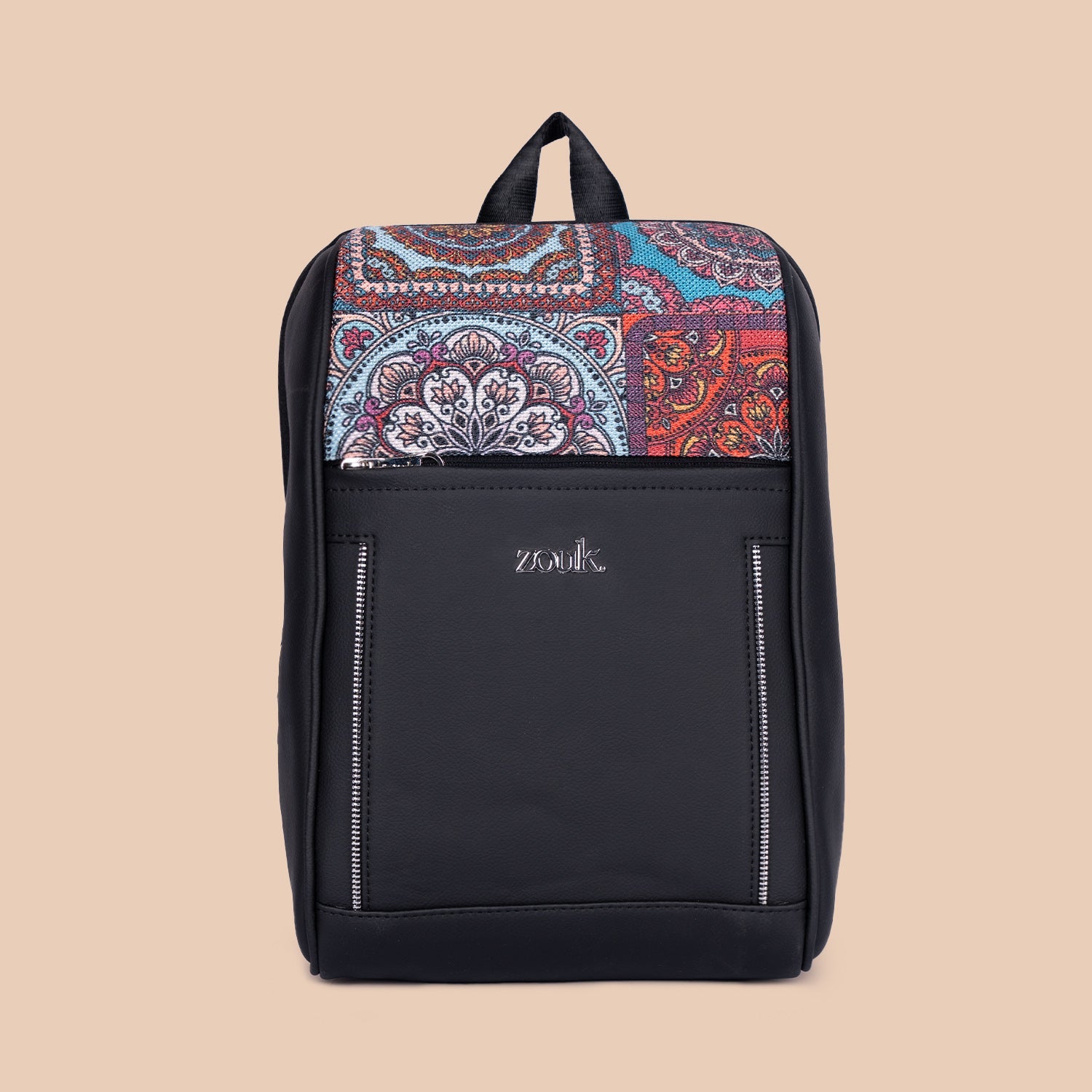ZIP-Olina Daypack - Multicolor Mandala Print