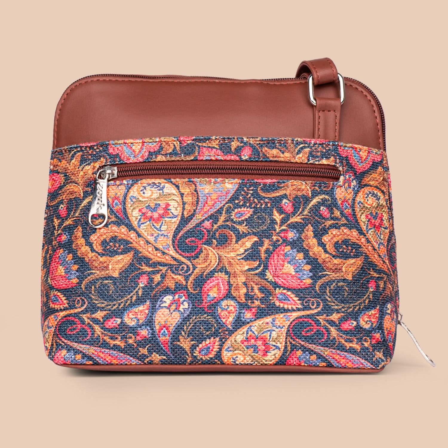 Paisley Print OOO Sling Bag