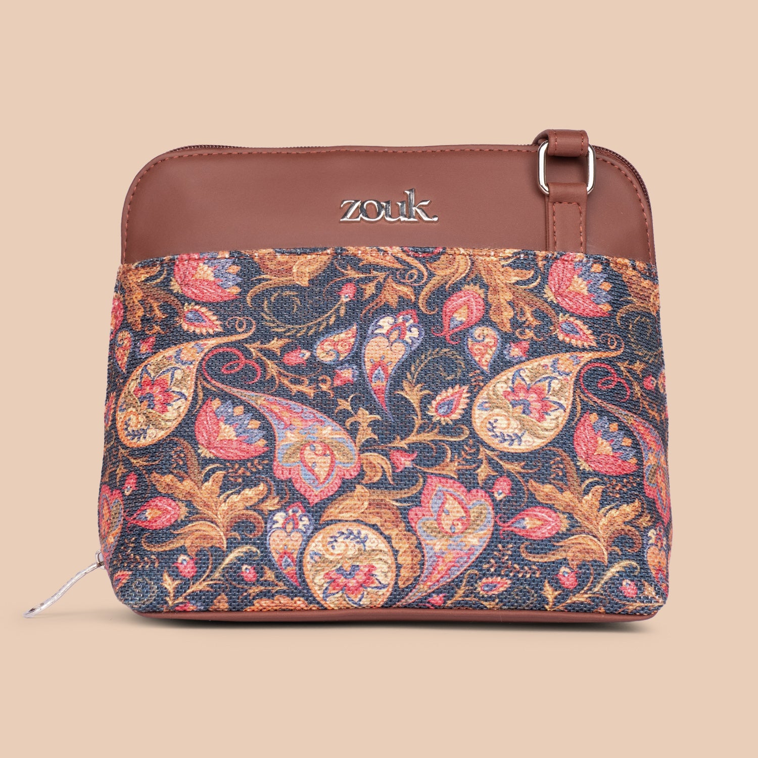 Paisley Print OOO Sling Bag