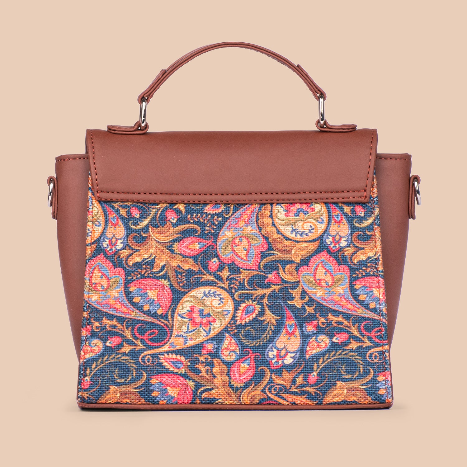Paisley Print Statement Sling Bag