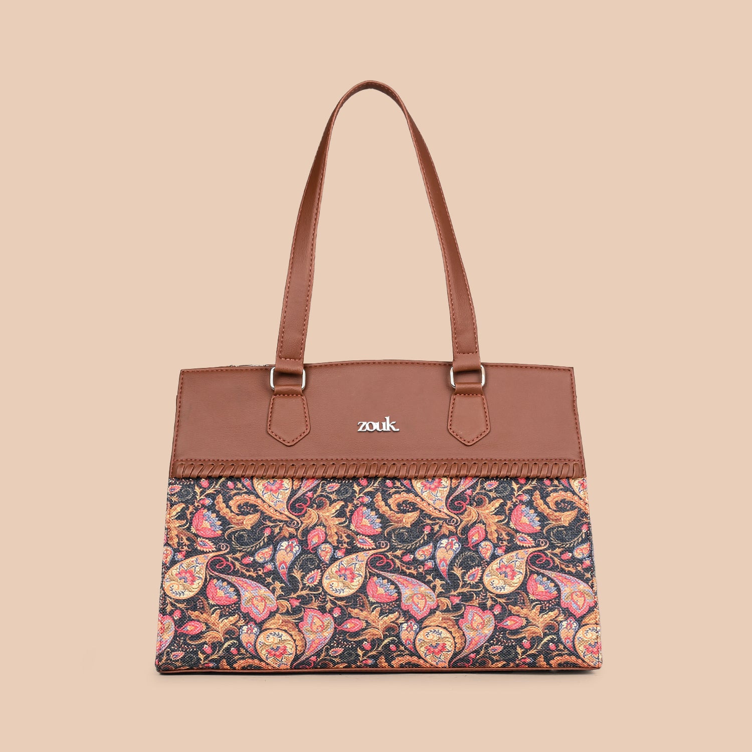 Paisley Print Statement Business Bag