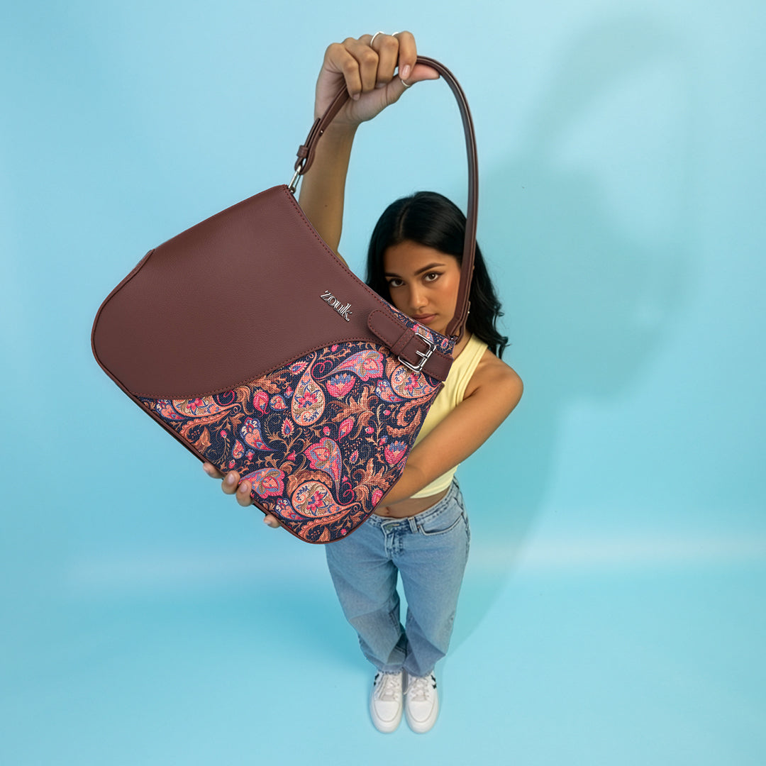 Ira Handbag - Paisley Print