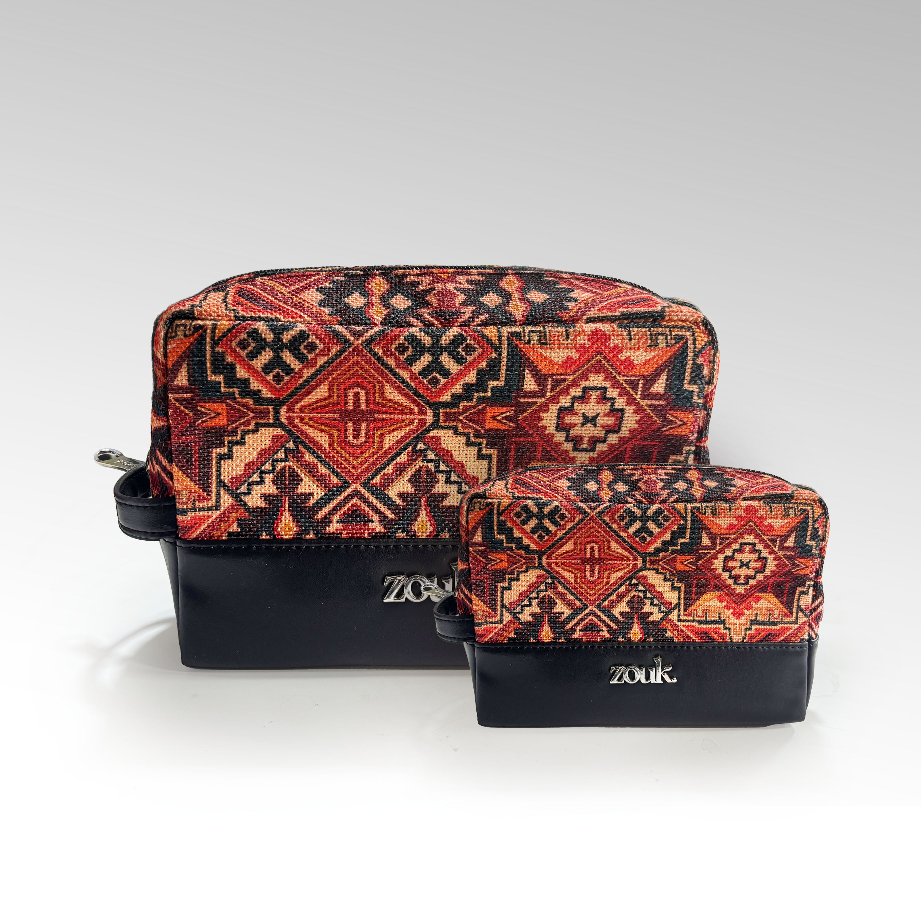 Patan Patola Raha Travel Pouch (Small+Medium) Combo