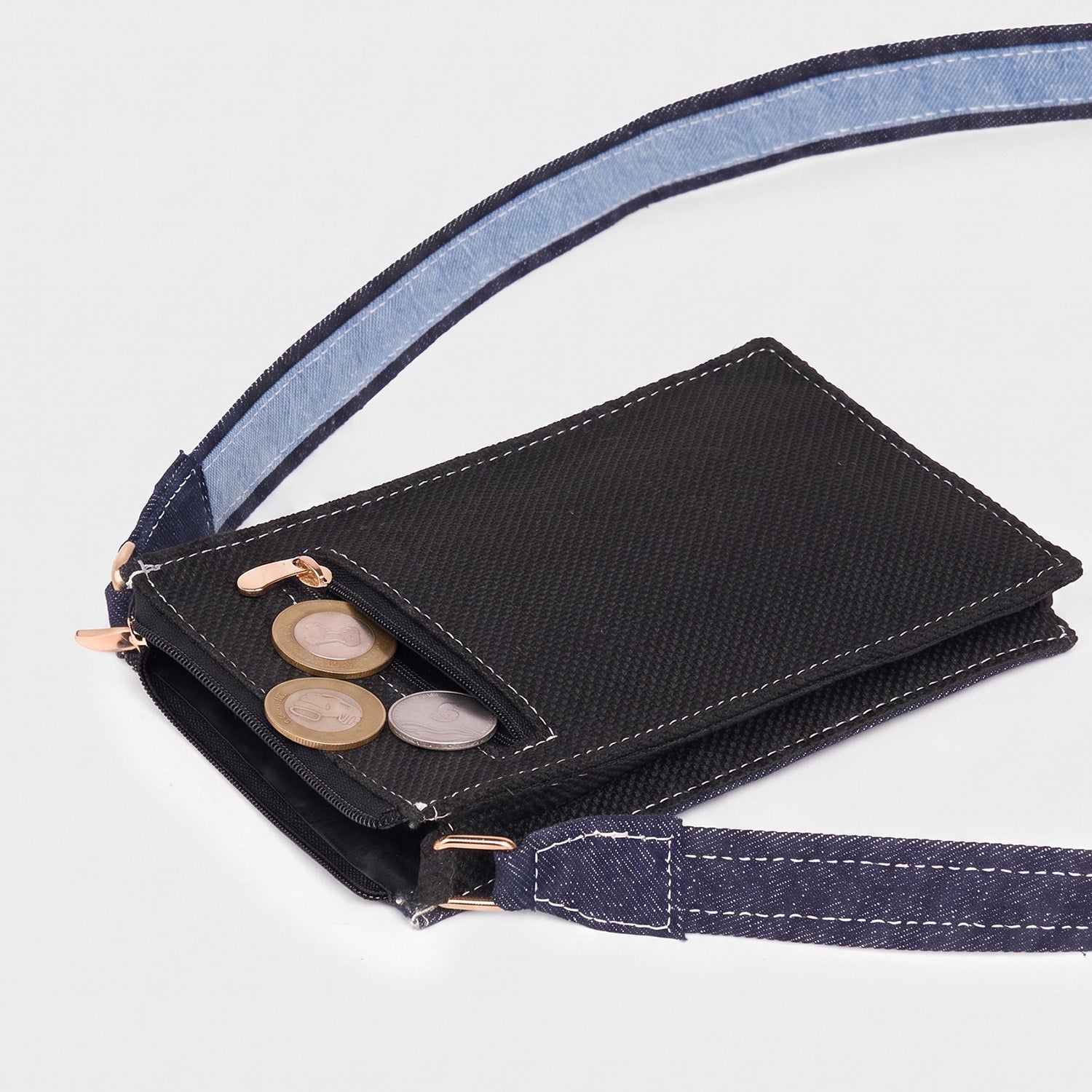 Rumi Phone Sling Jet Black
