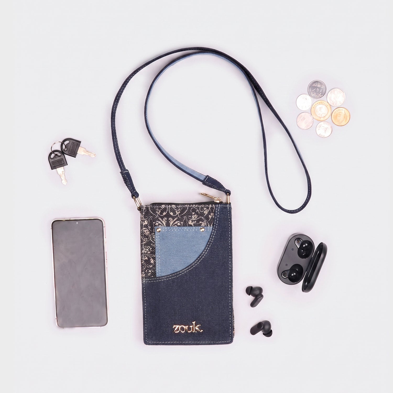 Rumi Phone Sling Lattice Lace