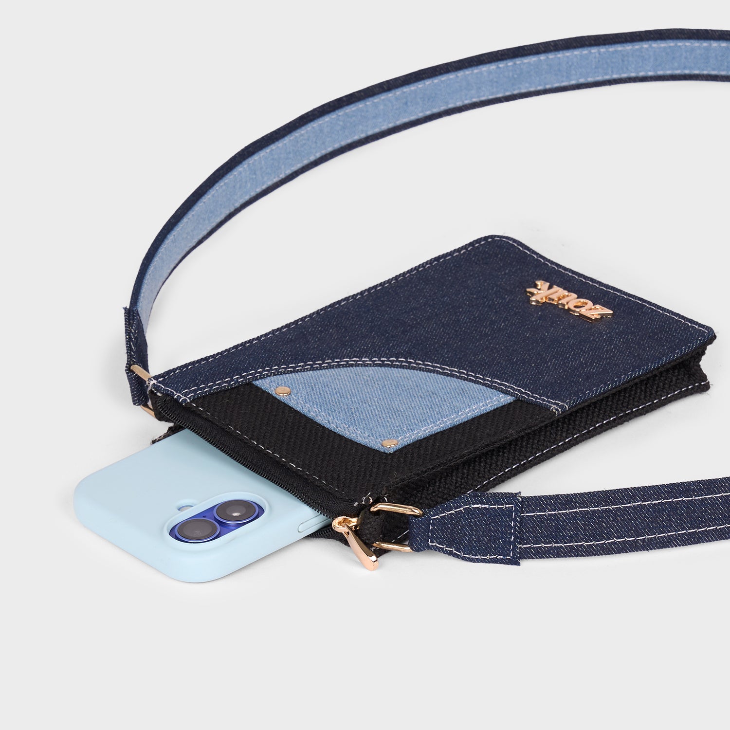 Rumi Phone Sling Jet Black