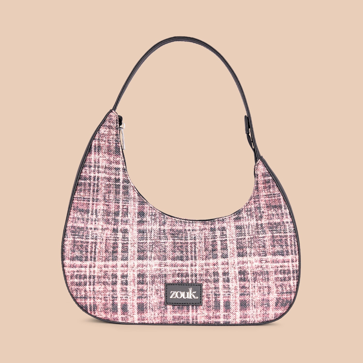 ZIP-Pixi Baguette - Cashmere Noir (Pink)