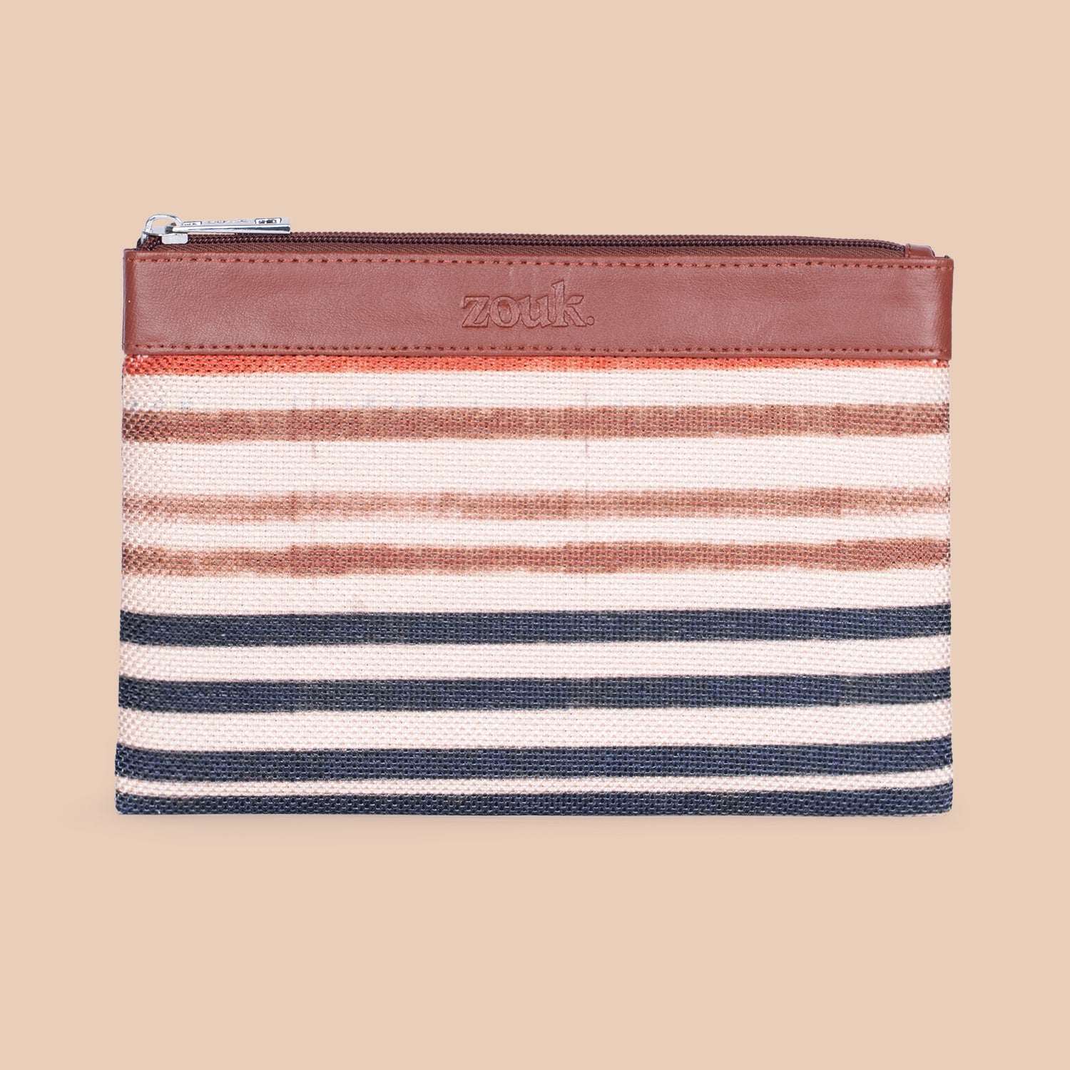 Qutub Stripes Cosmetic Pouch At 199