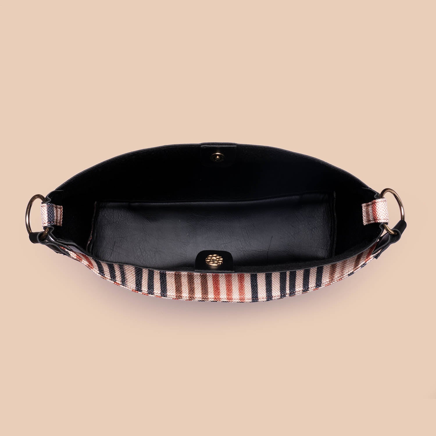 Qutub Stripes Classic Open Tote