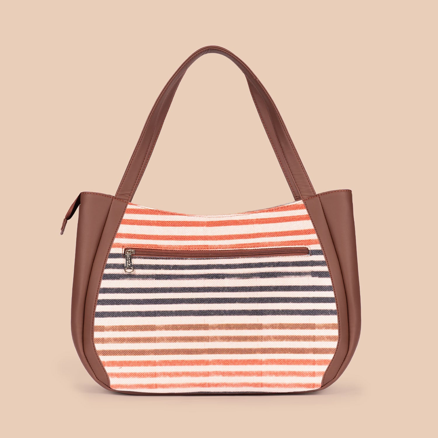 Qutub Stripes Luna Handbag