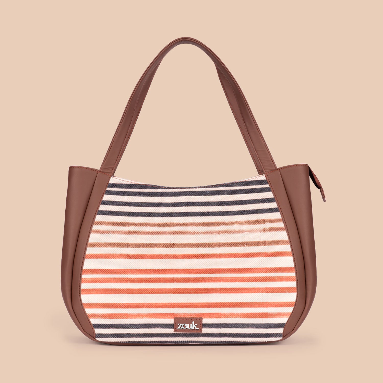 Qutub Stripes Luna Handbag