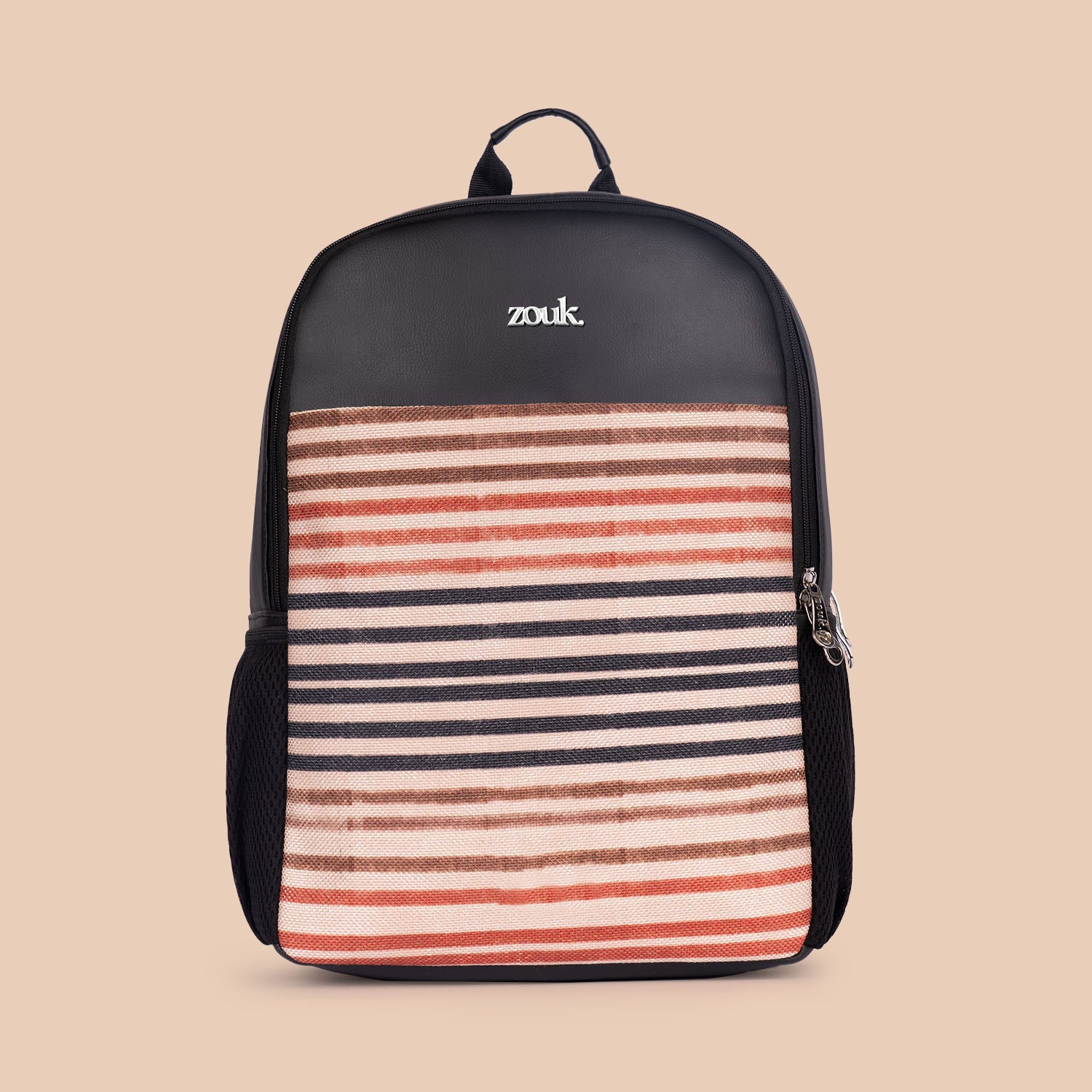 Qutub Stripes Statement Backpack