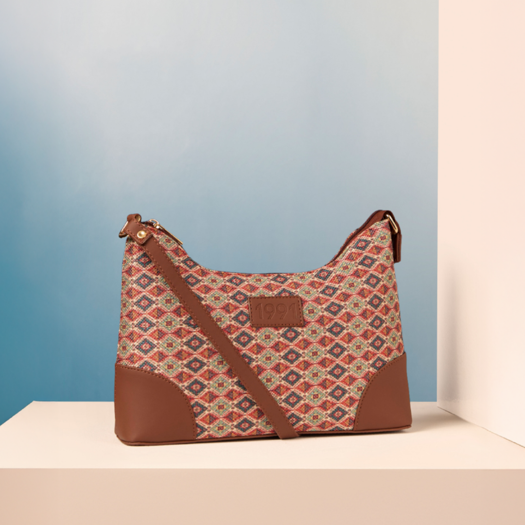 Ajrakh Kami Regular Handbag - 1991 by Zouk