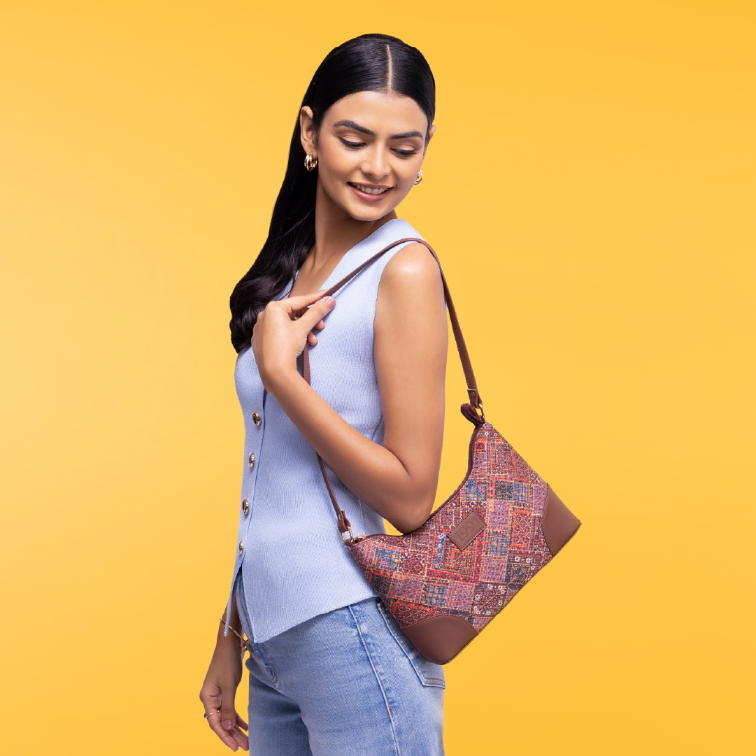 Bhuj Rabari Regular Handbag - 1991 by Zouk