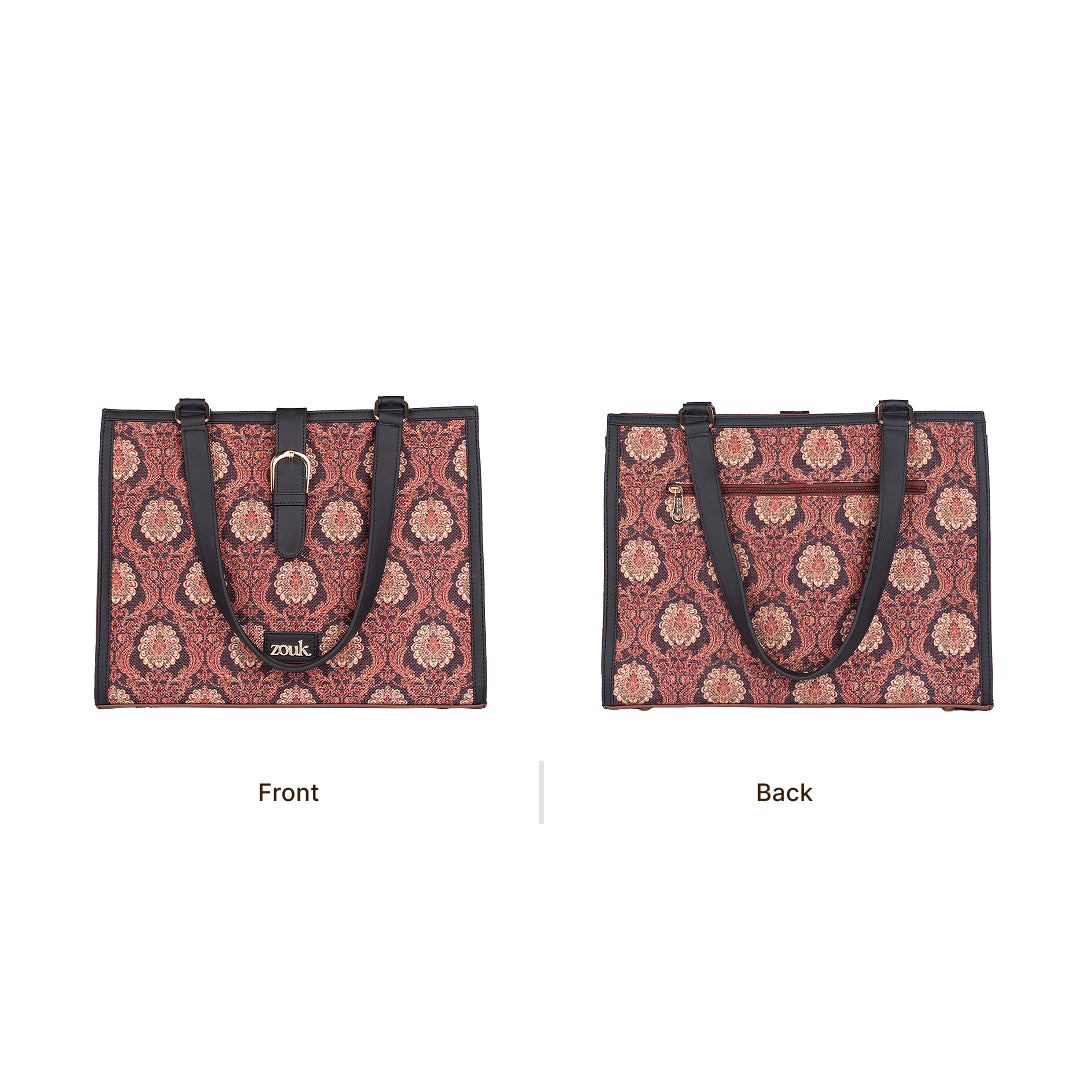 Rhea Kapoor Office Bag - Jodhpur Damask
