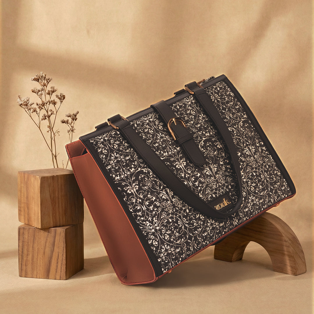 Rhea Kapoor Office Bag - Lattice Lace