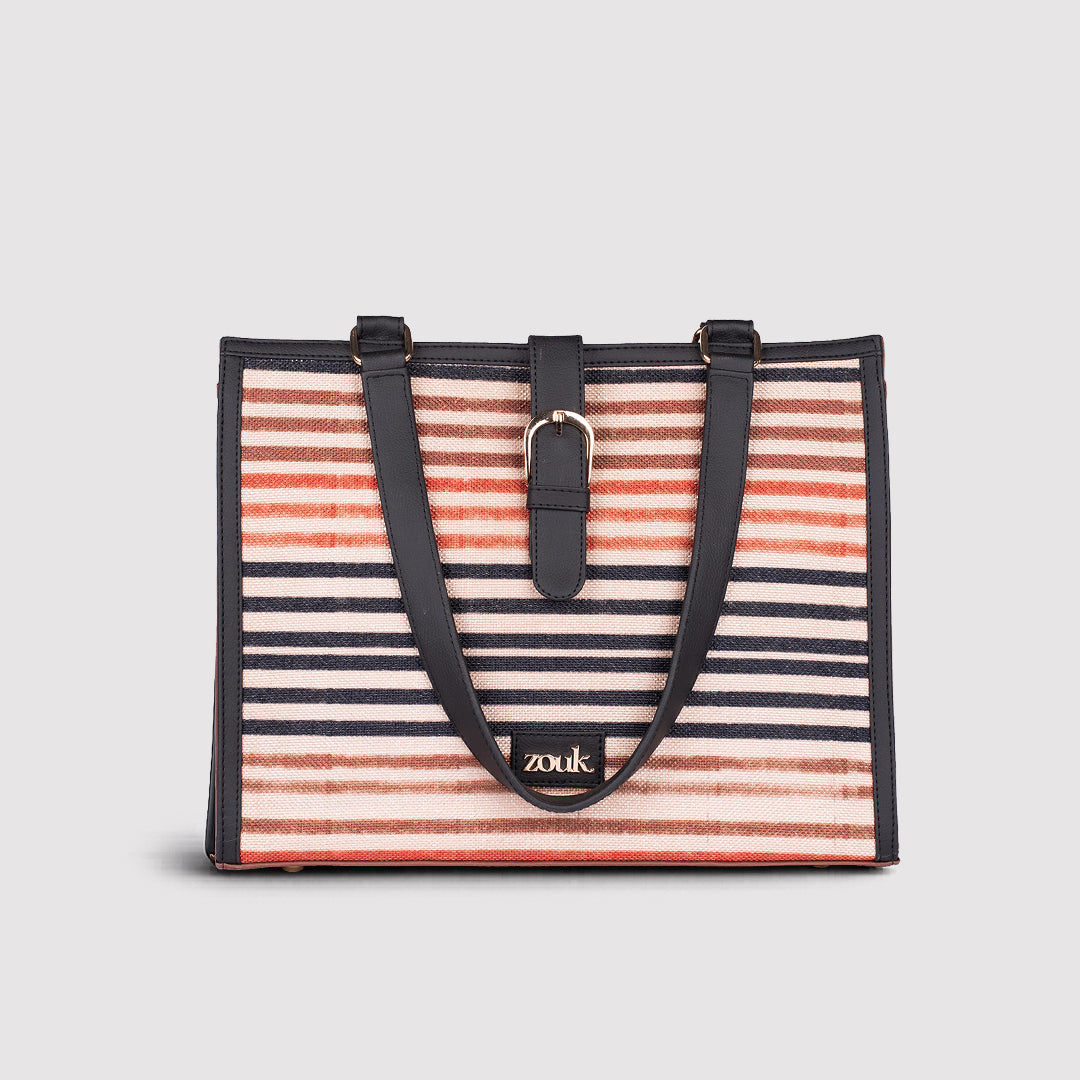 Rhea Kapoor Office Bag - Qutub Stripes