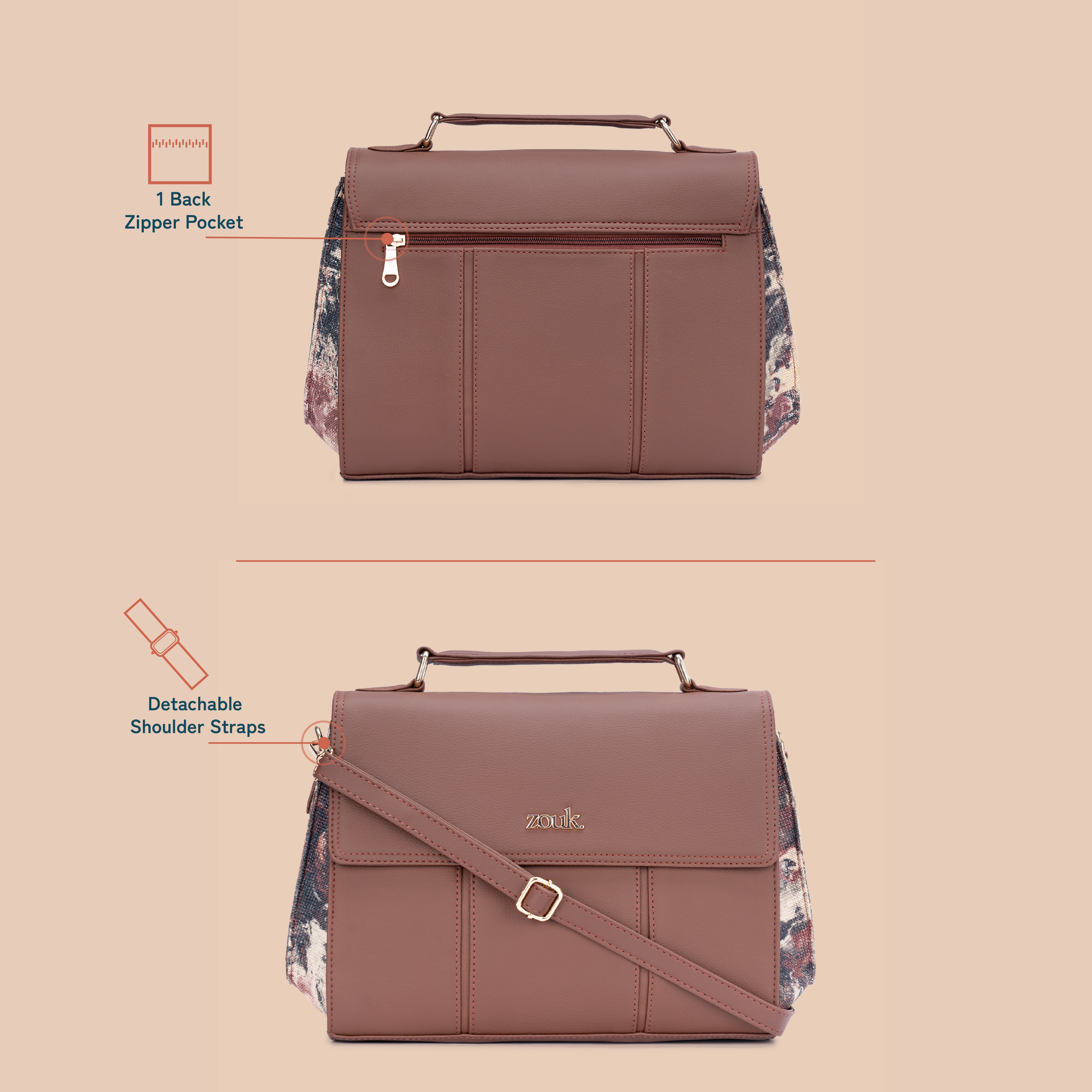 Rhea Kapoor Satchel Bag - Malabar Cascades