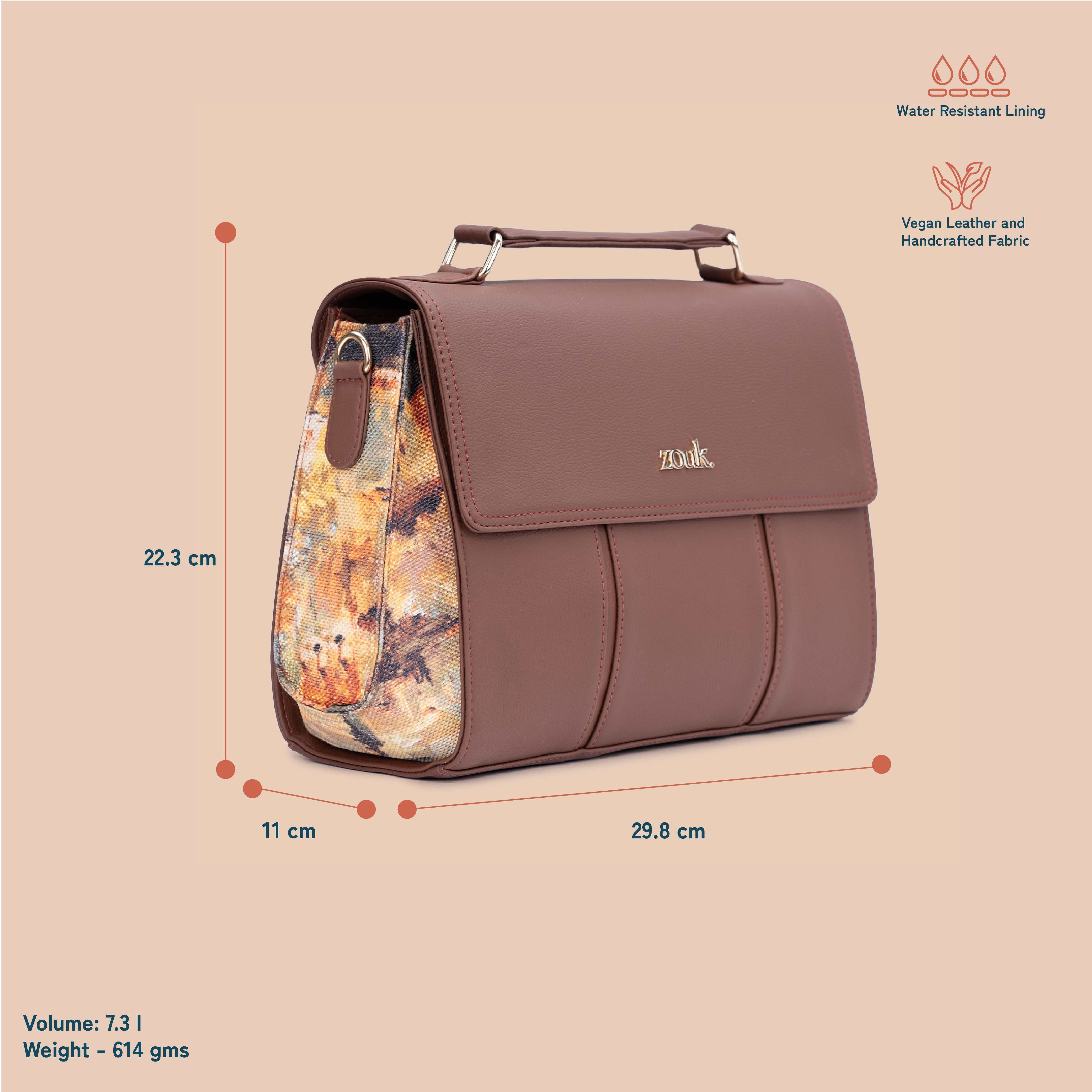 Rhea Kapoor Satchel Bag - Bombay Tapestry