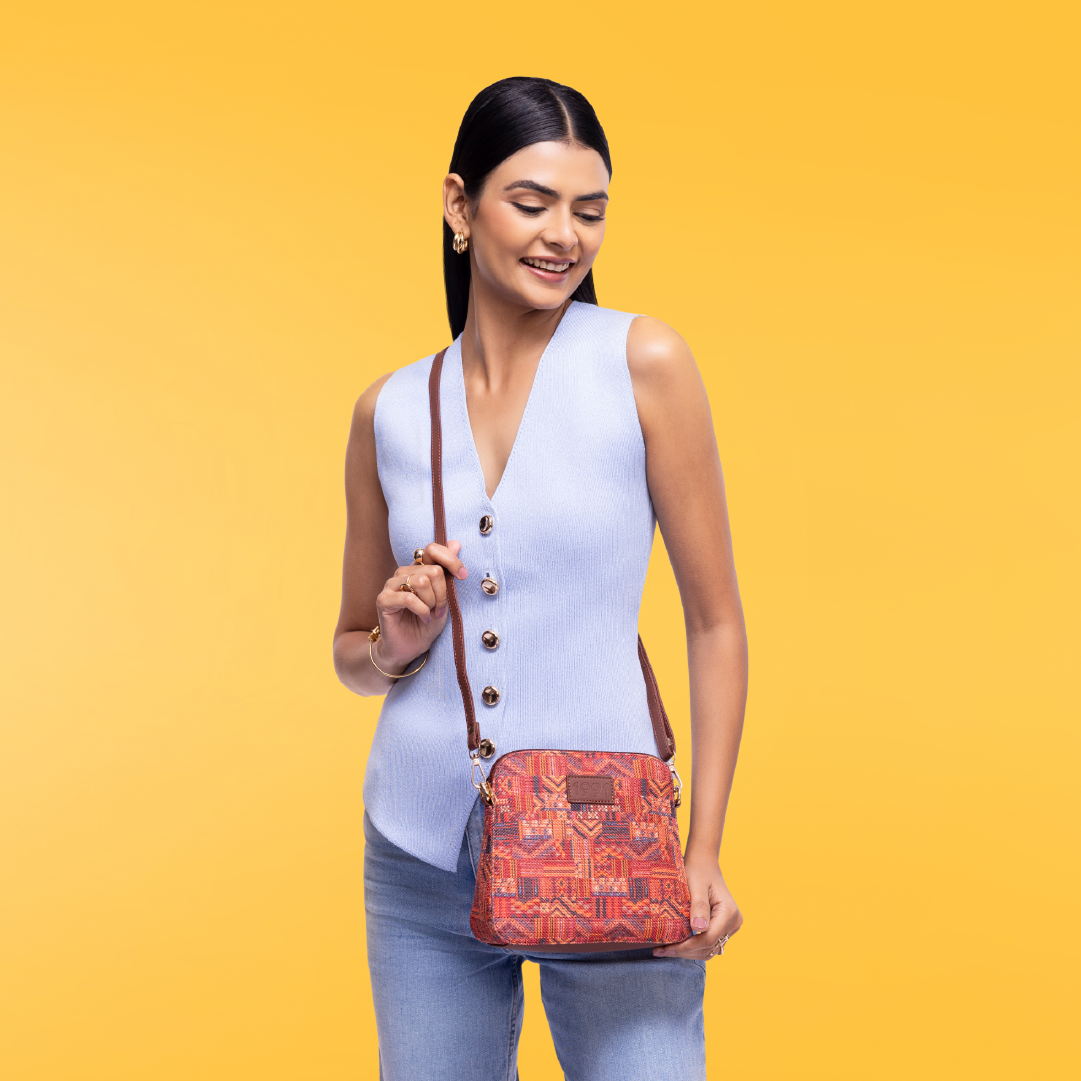 Mithila Reverie Regular Sling Bag - 1991 by Zouk