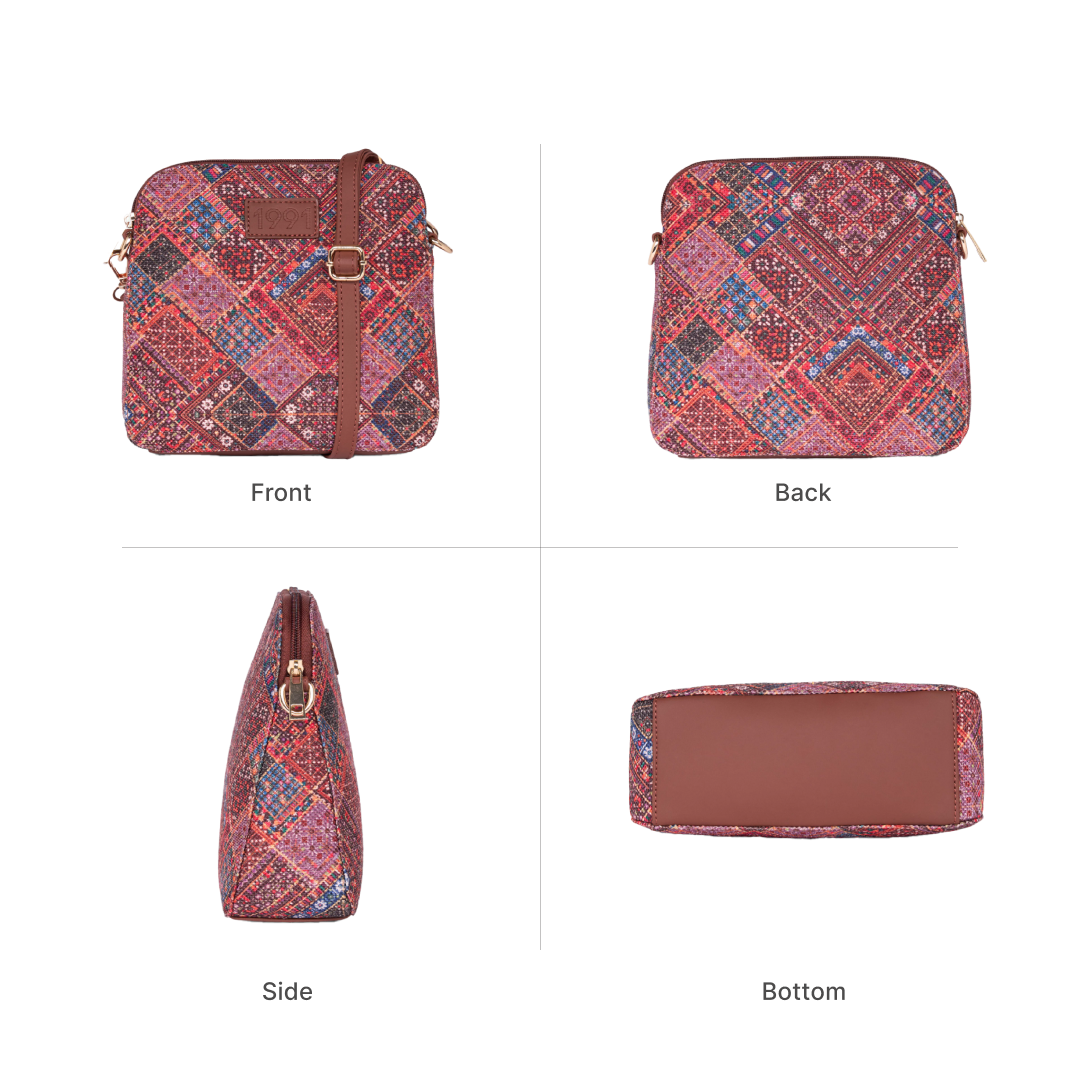 Bhuj Rabari Regular Sling Bag - 1991 by Zouk