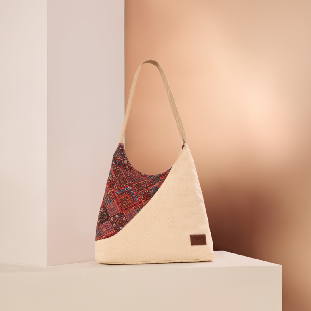 Bhuj Rabari Regular Tote Bag - 1991 by Zouk