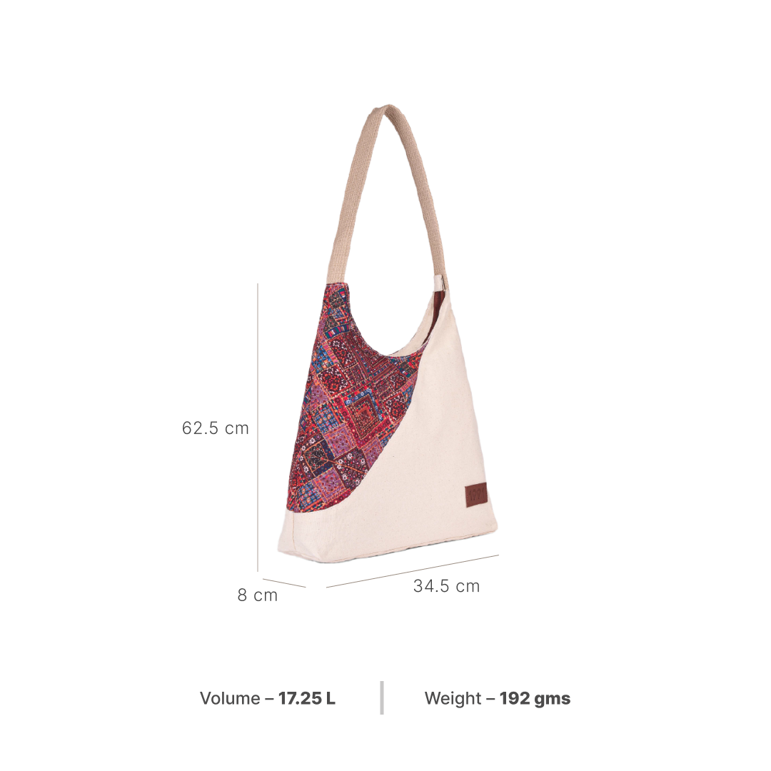 Bhuj Rabari Regular Tote Bag - 1991 by Zouk