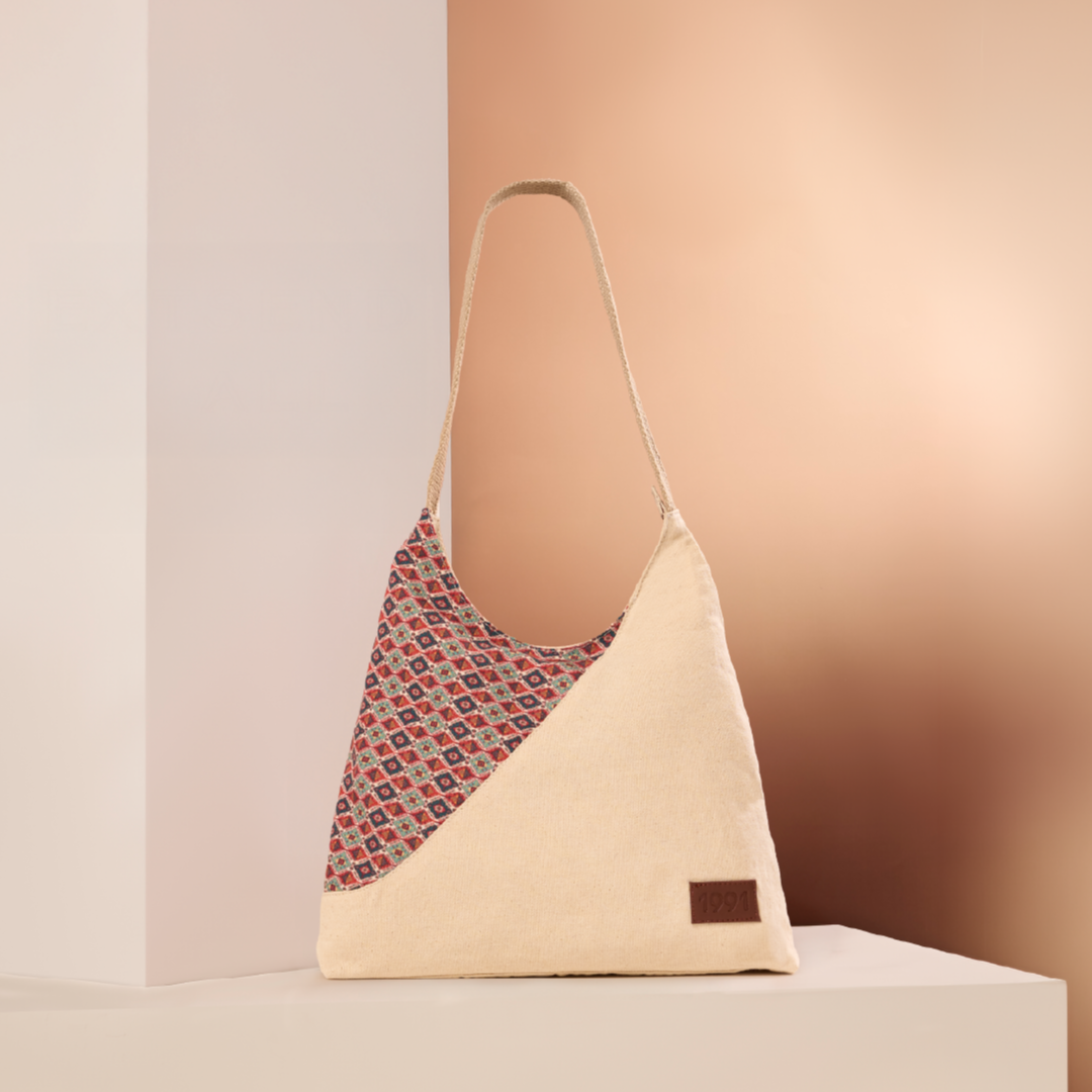 Ajrakh Kami Regular Tote Bag - 1991 by Zouk