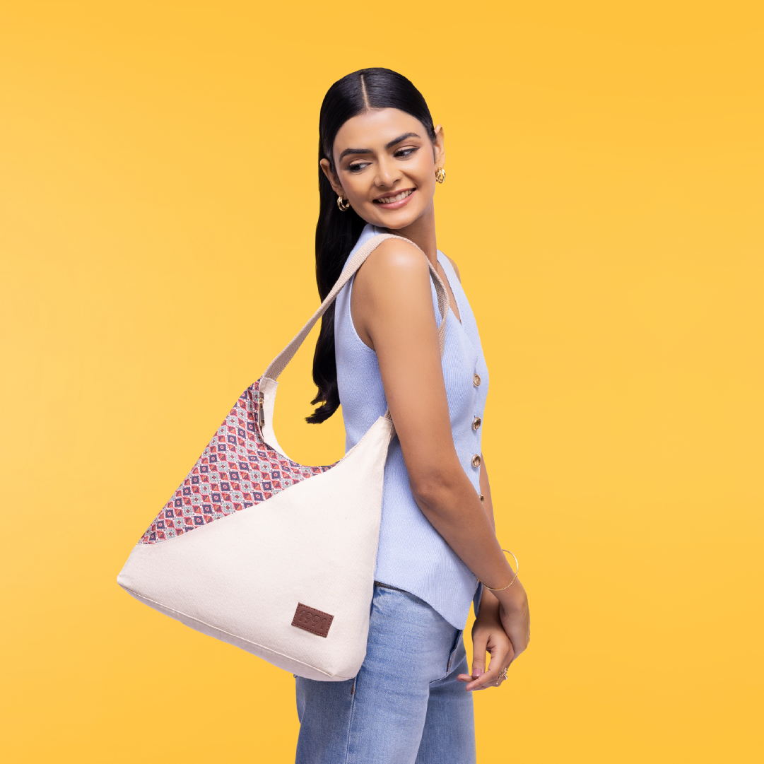 Ajrakh Kami Regular Tote Bag - 1991 by Zouk