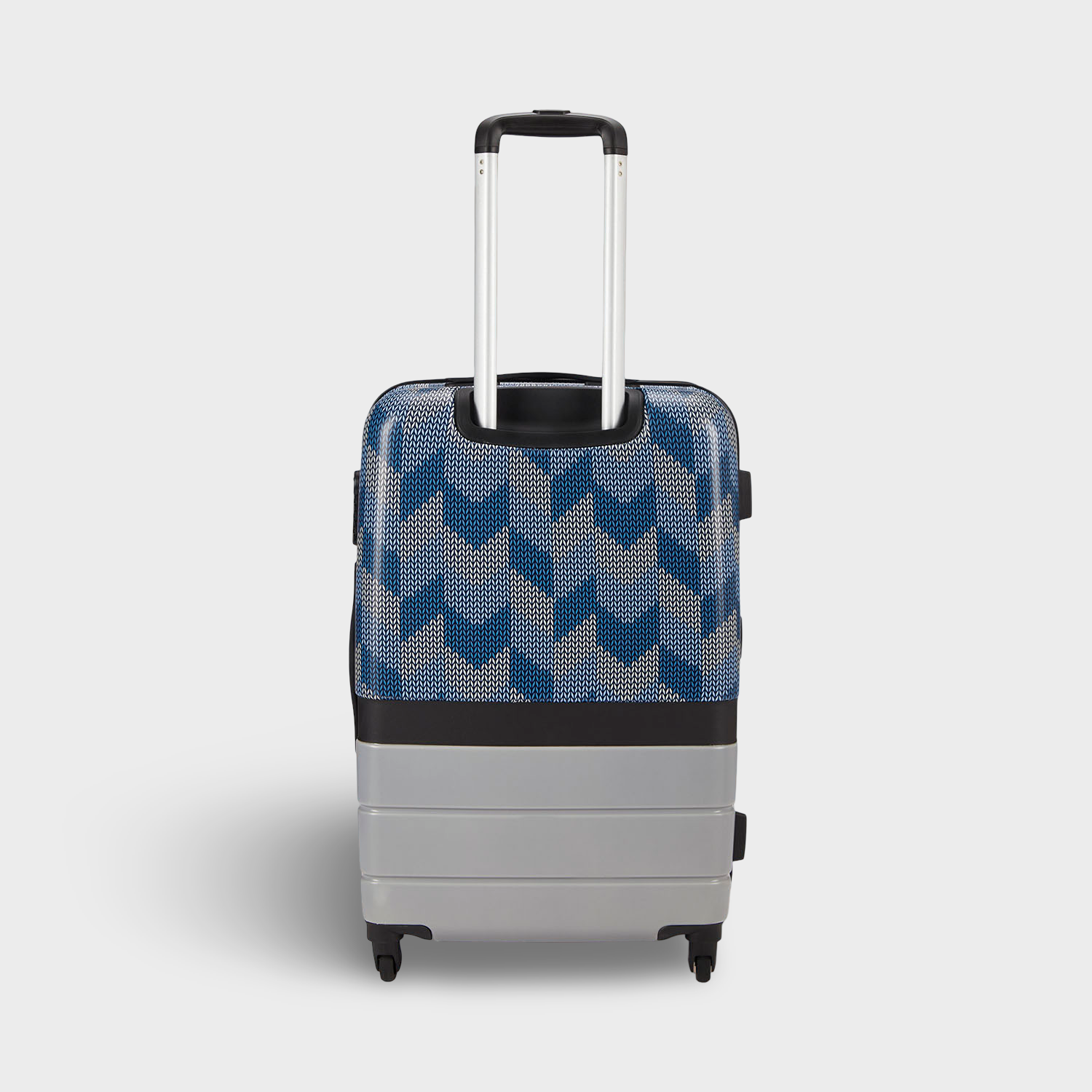 Himachal Chevron Grey Raahi Trolley Bag Combo