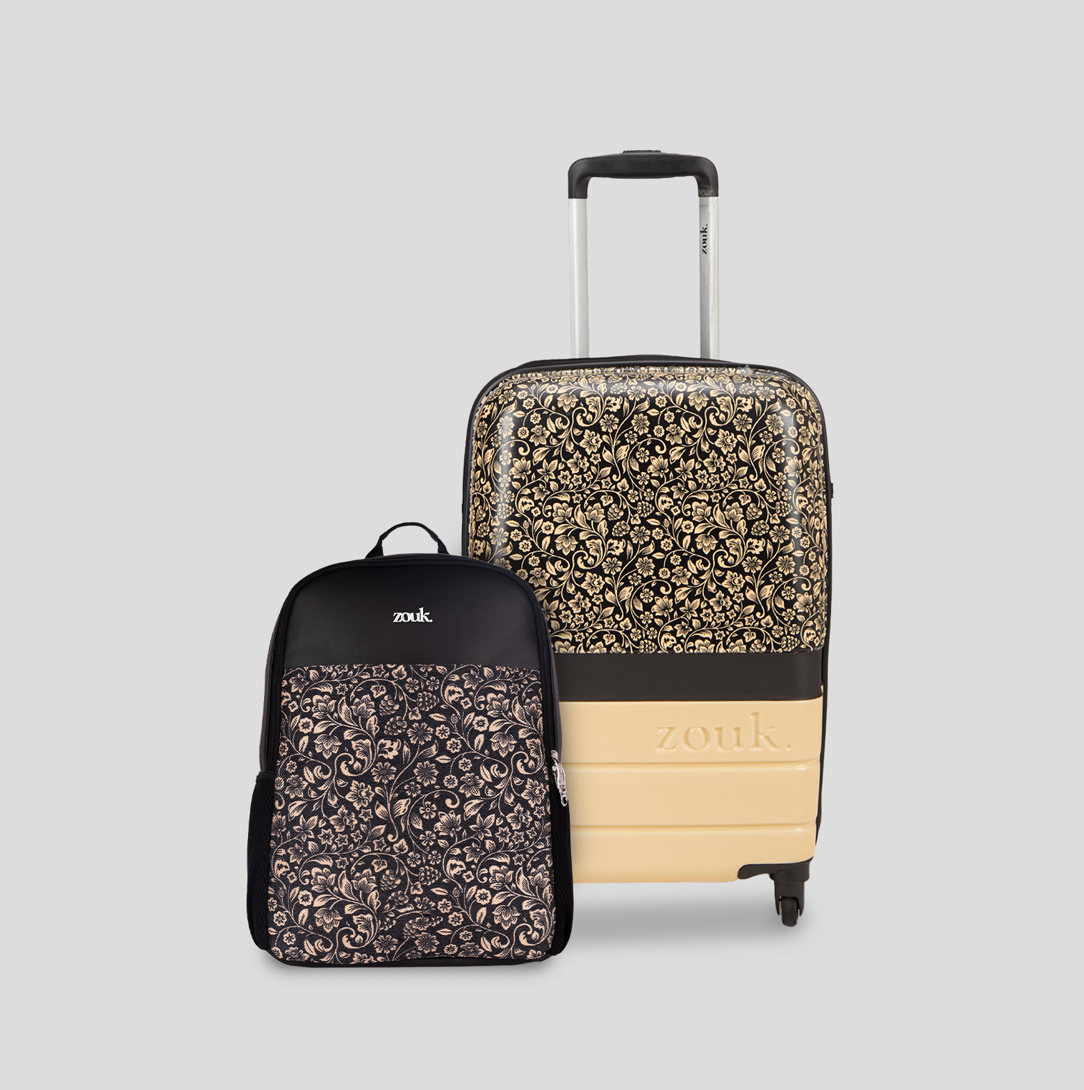 FloMotif Raahi Trolley x FloMotif Statement Backpack