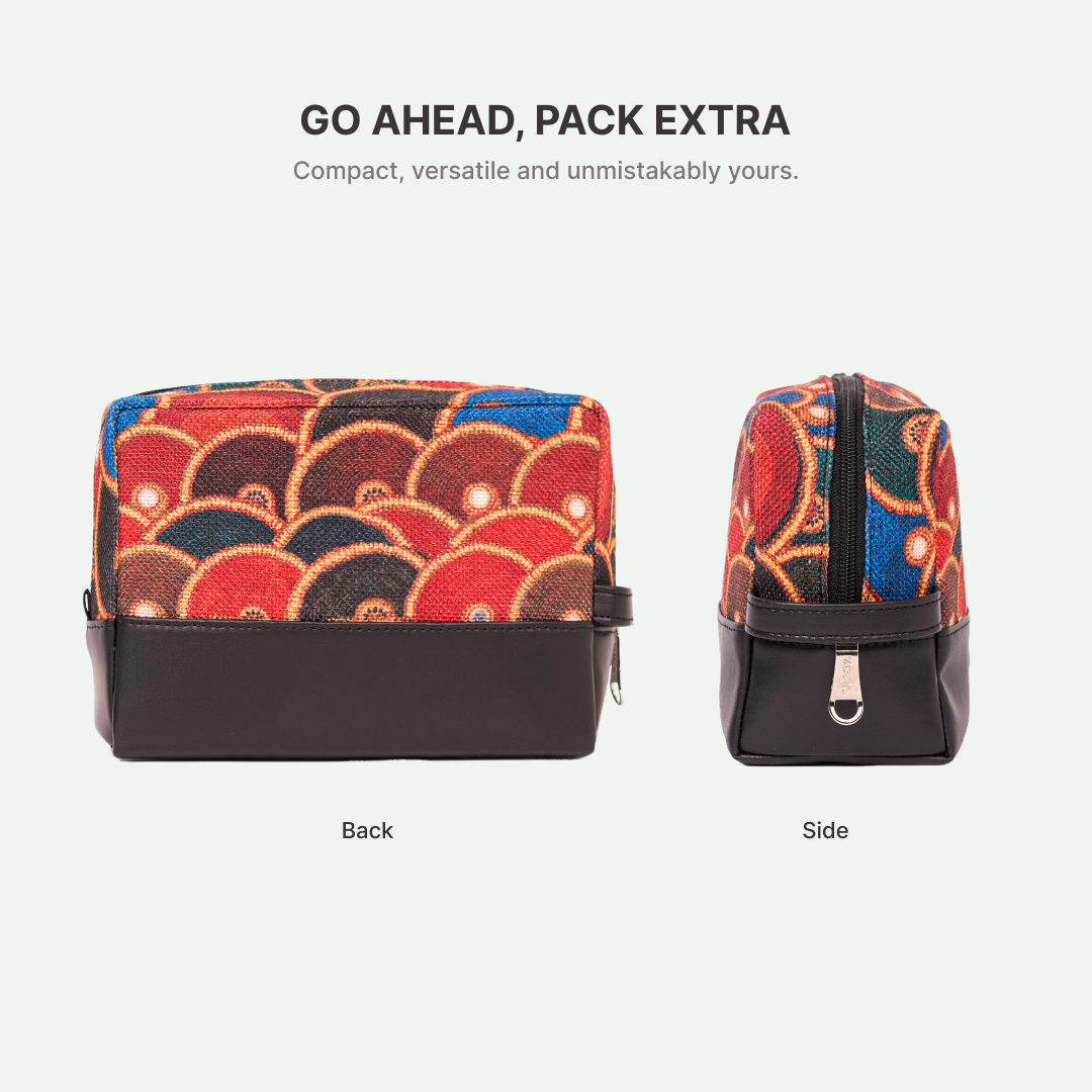 Nirona Circle Raha Travel Pouch (Small+Medium) Combo