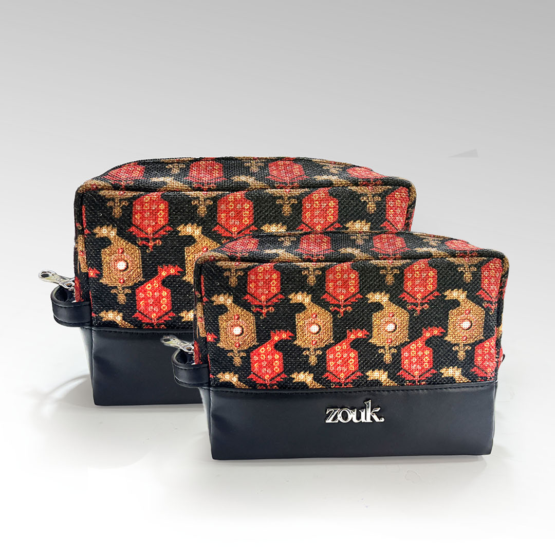 Kashi Kinkhab Raha Travel Pouch (Small+Medium) Combo