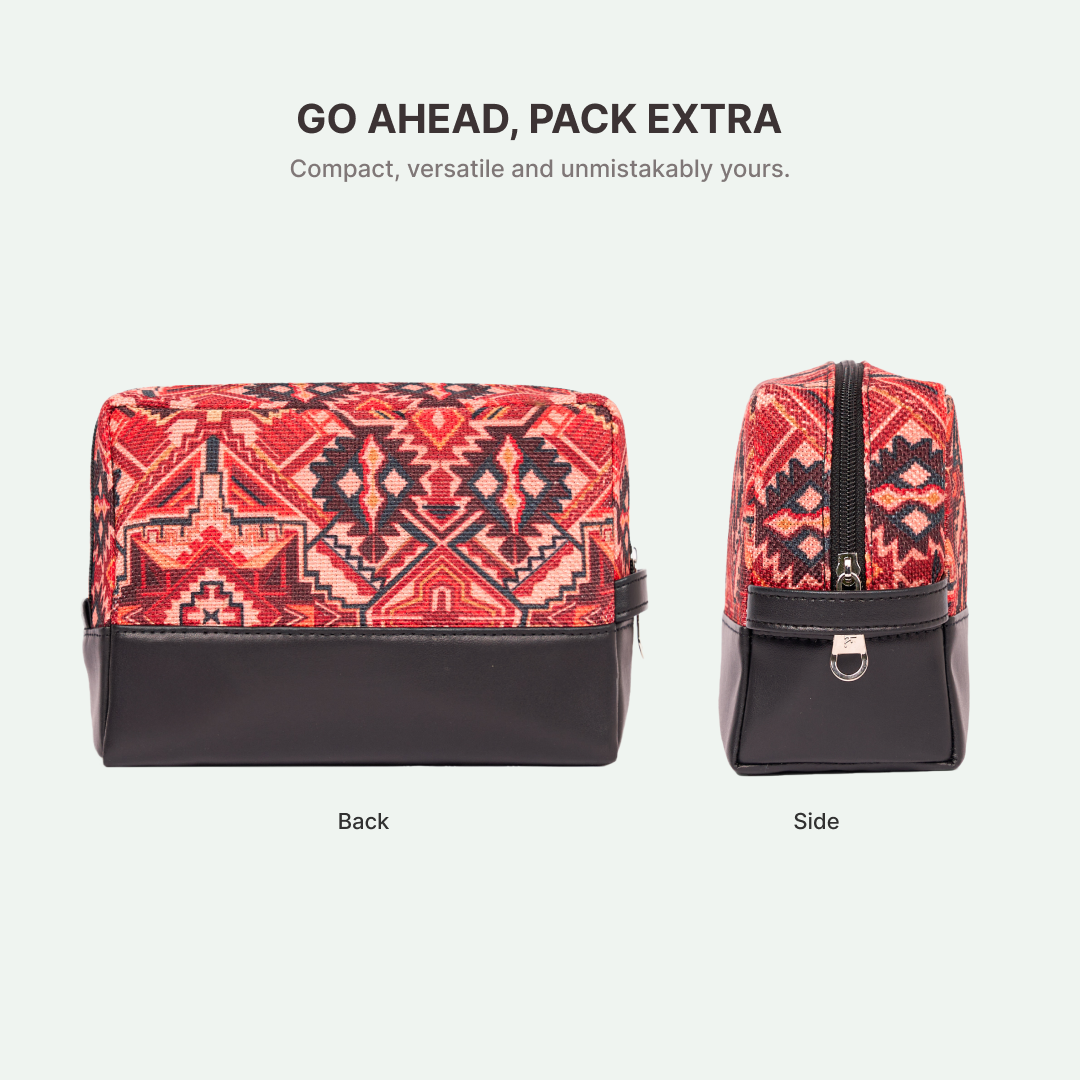 Patan Patola Raha Travel Pouch