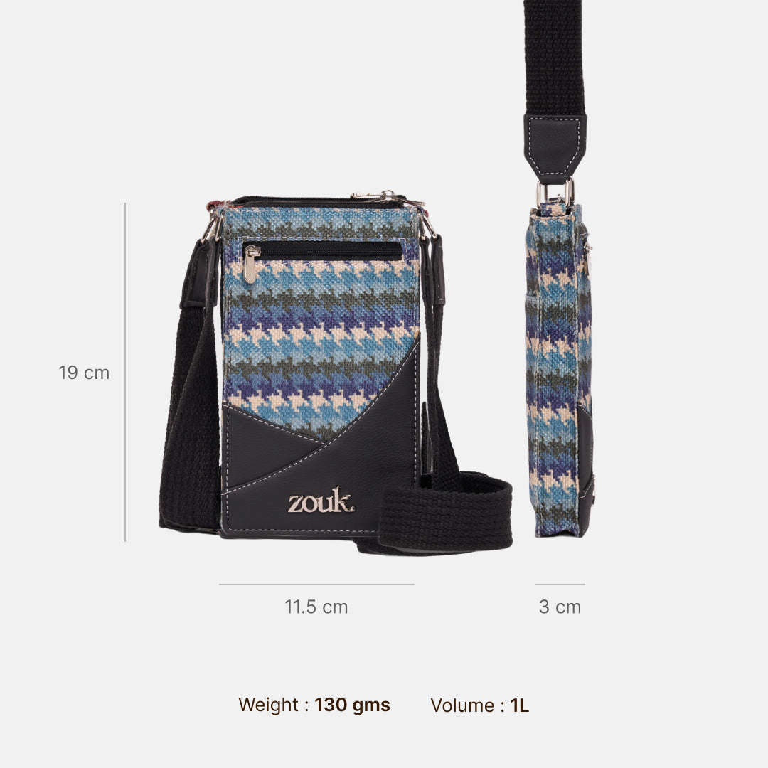 Raya Phone Sling Bombay Houndstooth