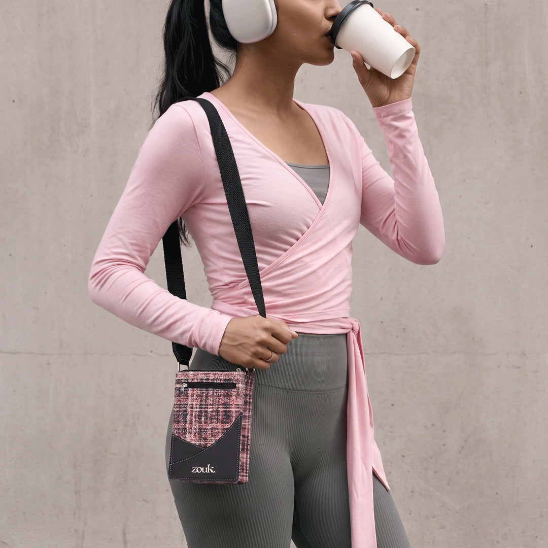 Raya Phone Sling Cashmere Noir (Pink)