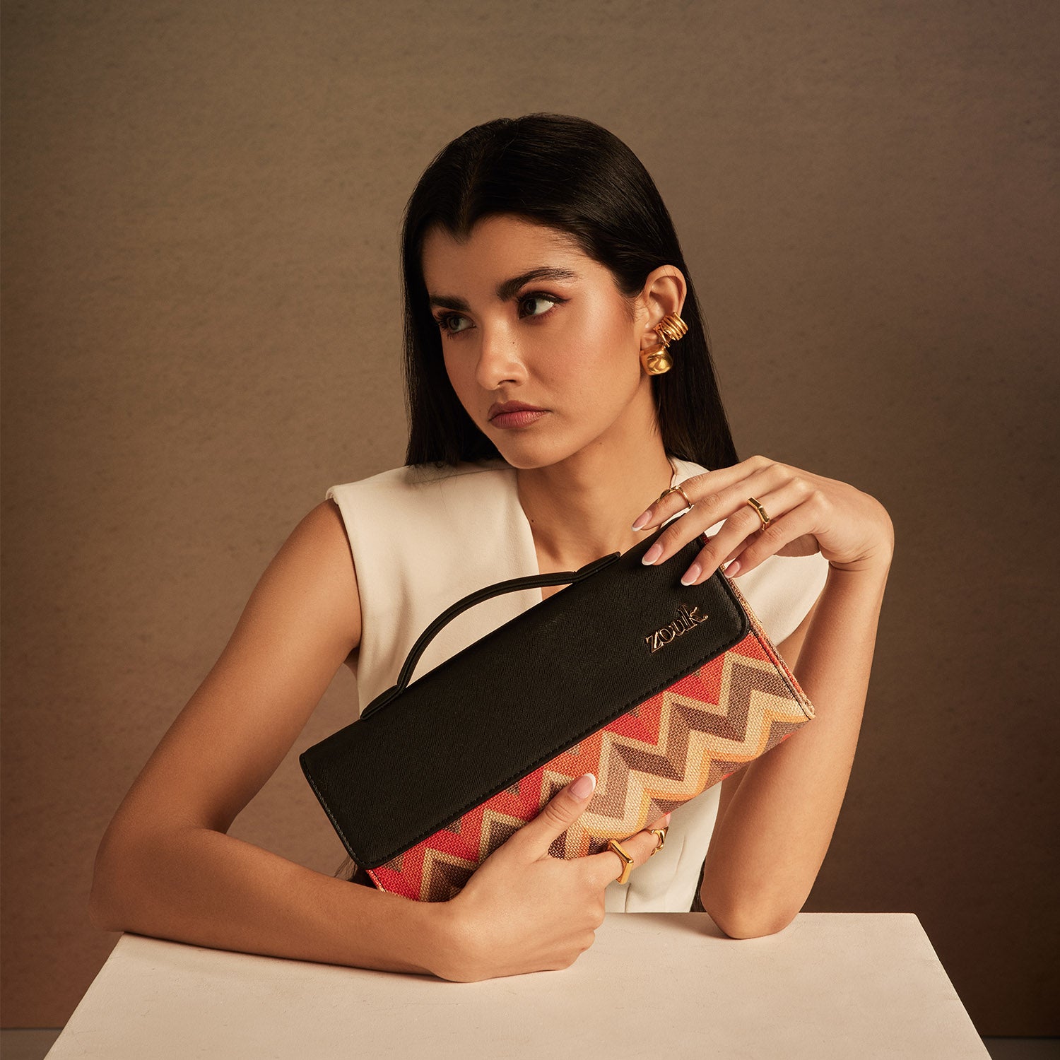 Rhea Kapoor Clutch - Tidal Wave