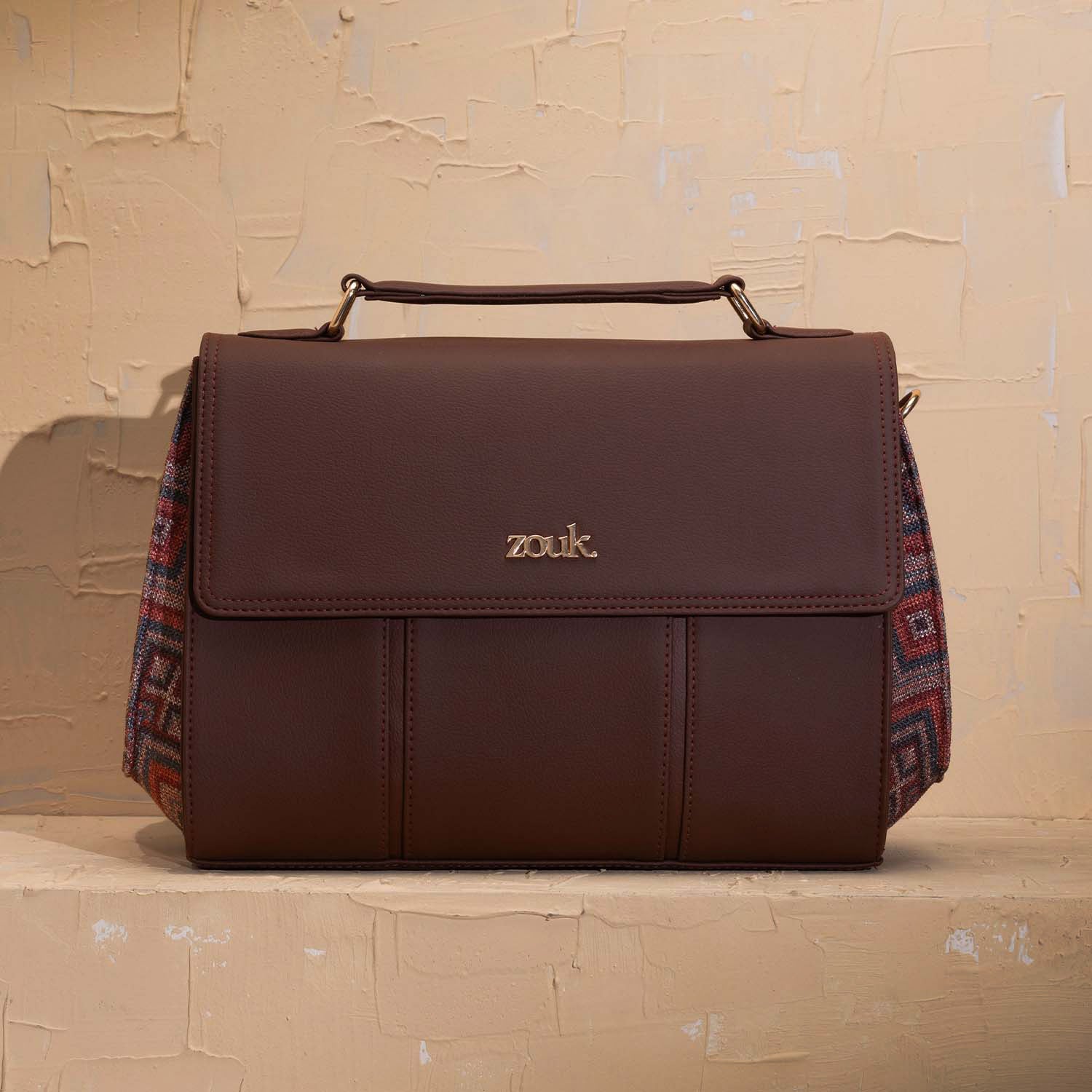Rhea Kapoor Satchel Bag - Gwalior Weaves