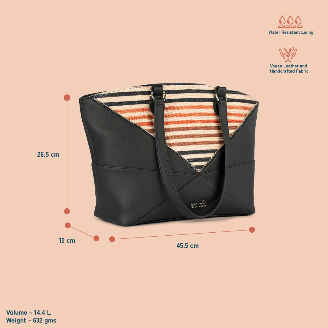 Rhea Kapoor Tote Bag - Qutub Stripes