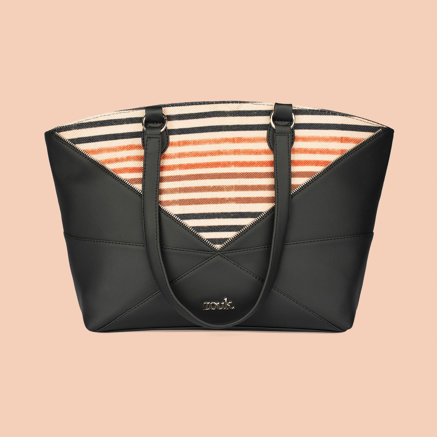 Rhea Kapoor Tote Bag - Qutub Stripes