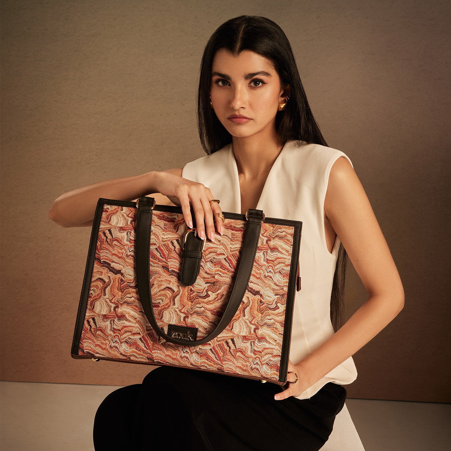 Rhea Kapoor Office Bag - Nicobar Coral