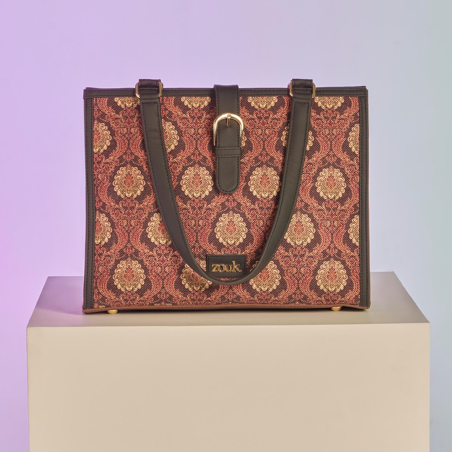 Rhea Kapoor Office Bag - Jodhpur Damask