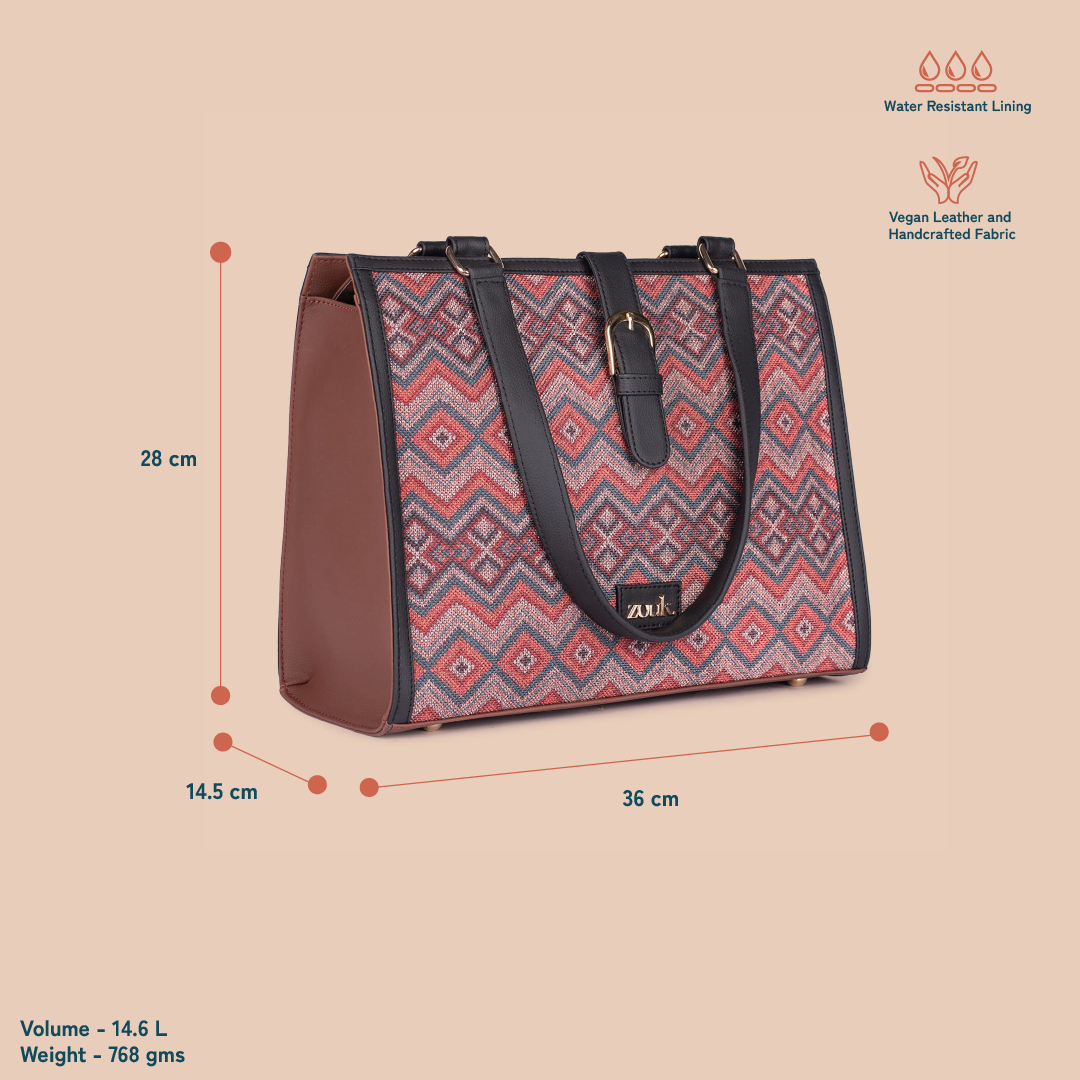 Rhea Kapoor Office Bag - Gwalior Weaves