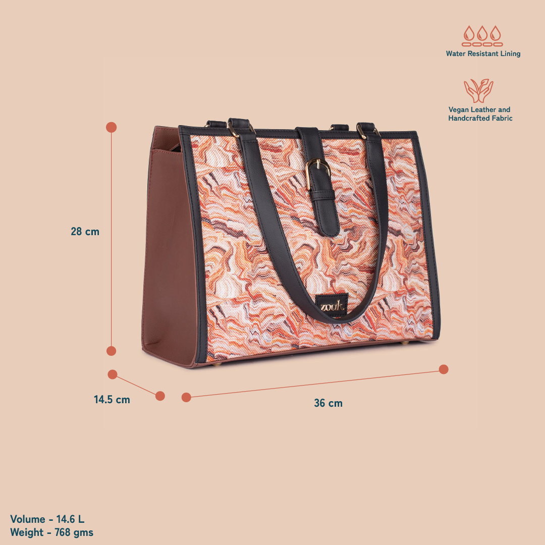 Rhea Kapoor Office Bag - Nicobar Coral