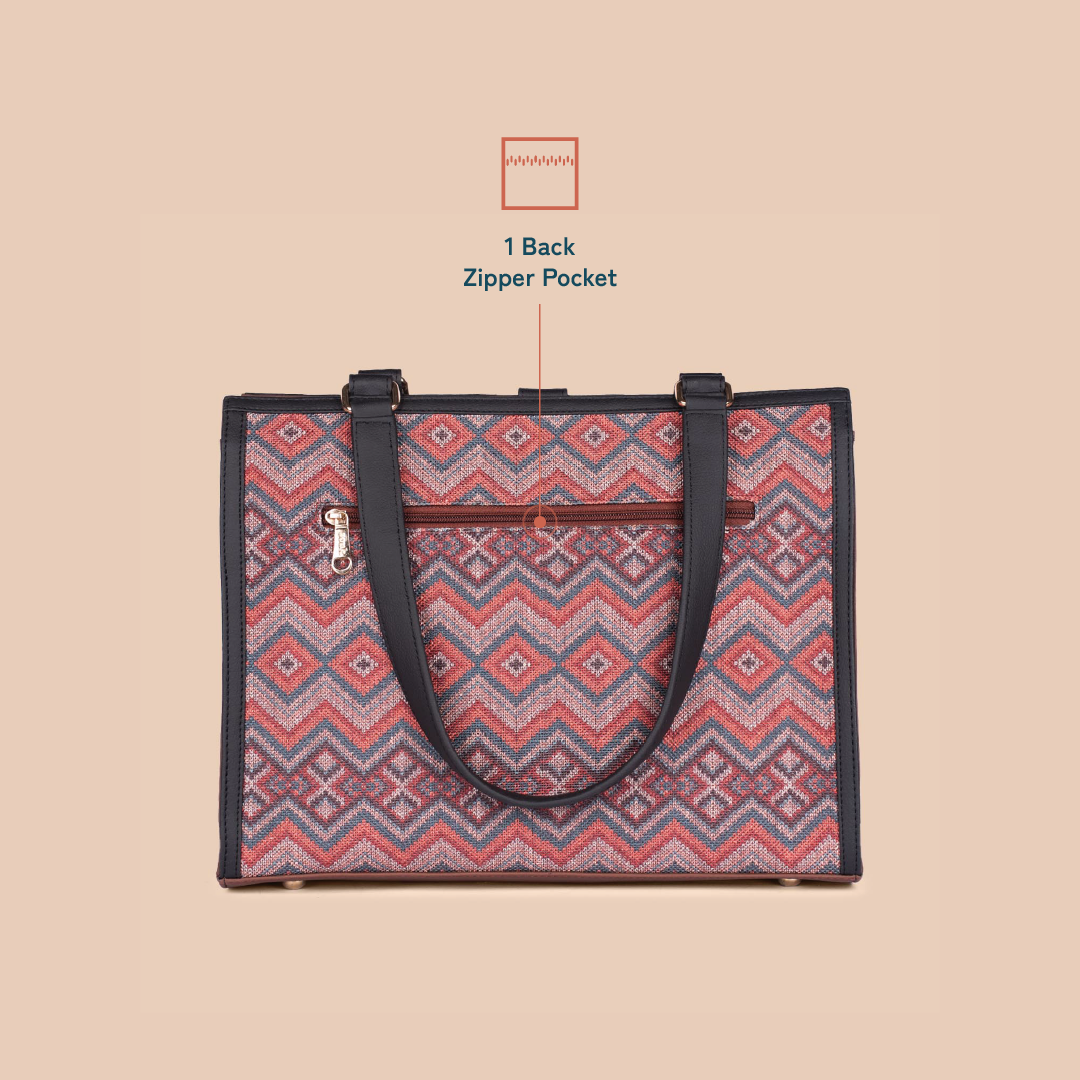 Rhea Kapoor Office Bag - Gwalior Weaves